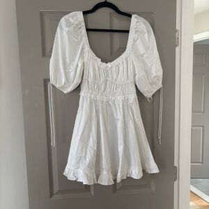 For Love And Lemons White Eyelet Dress